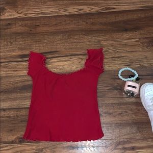 Brandy Melville of the shoulder top